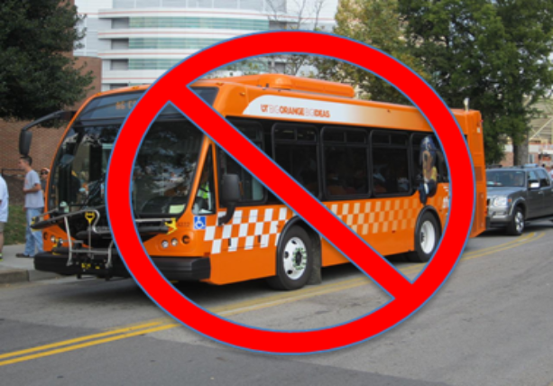 Do not take biological hazards on UT buses or other public transit 